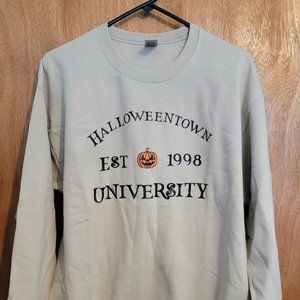 Unisex HalloweenTown University Est 1998 Sweatshirt in Color Sand
